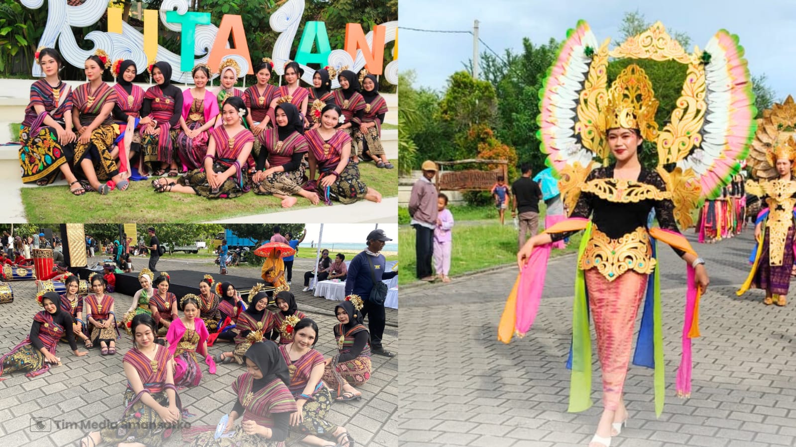 Karnaval Putri Mandalika (Pesona Bau Nyale) 2026: SMAN 1 Kopang Tampil Memukau di Kuta Mandalika