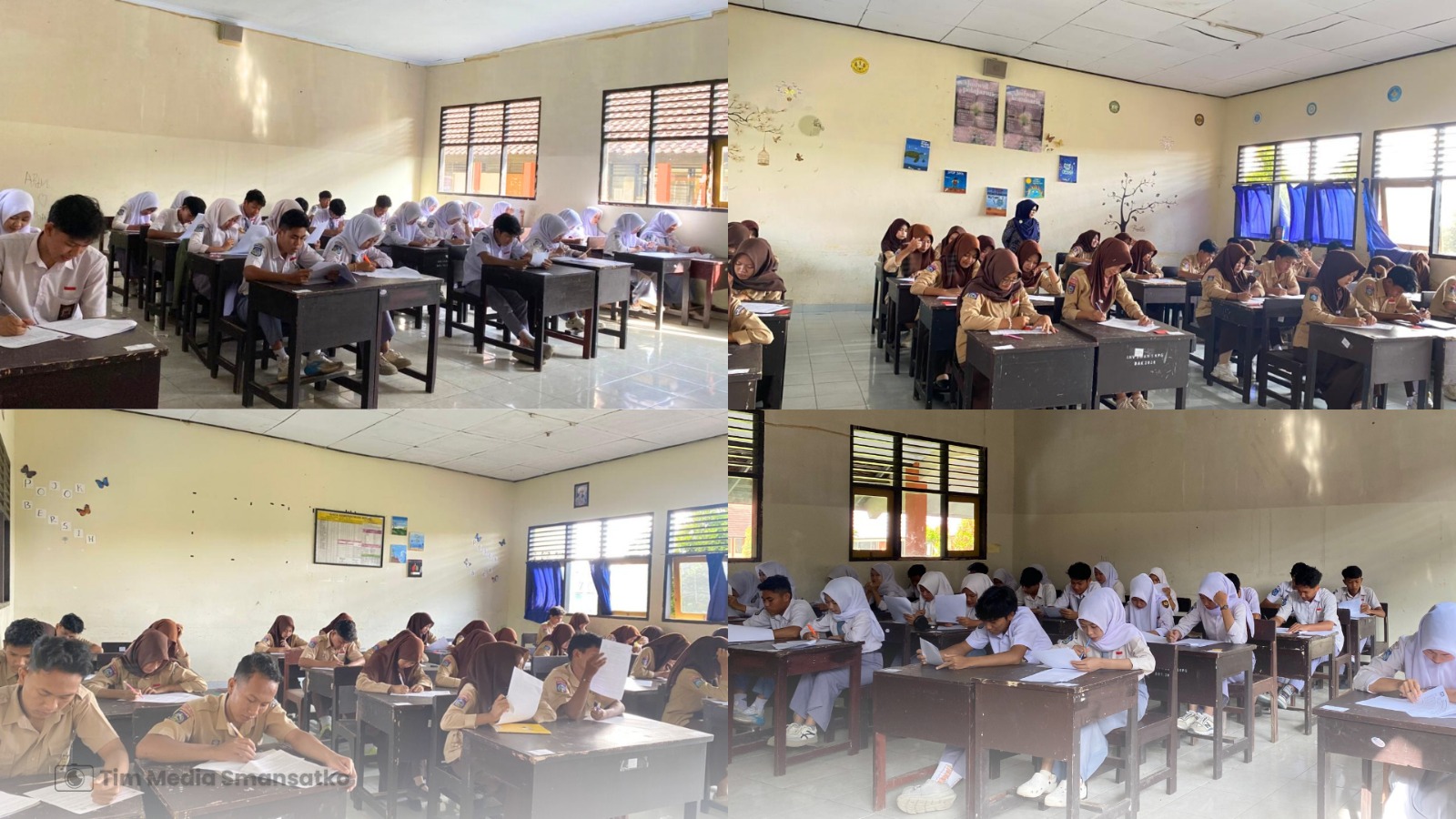 Ujian Sumatif Tengah dan Akhir Semester di SMA 1 Kopang Tetap Berjalan Lancar di Bulan Puasa