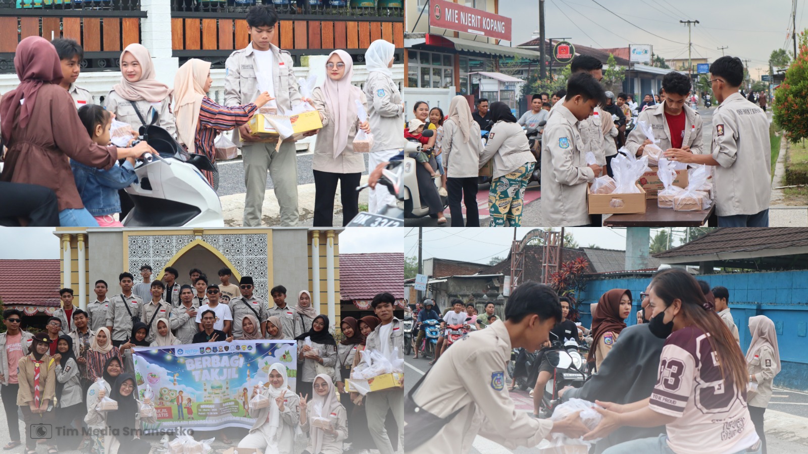 SMA Negeri 1 Kopang Gelar Aksi Berbagi Takjil di Bulan Ramadhan