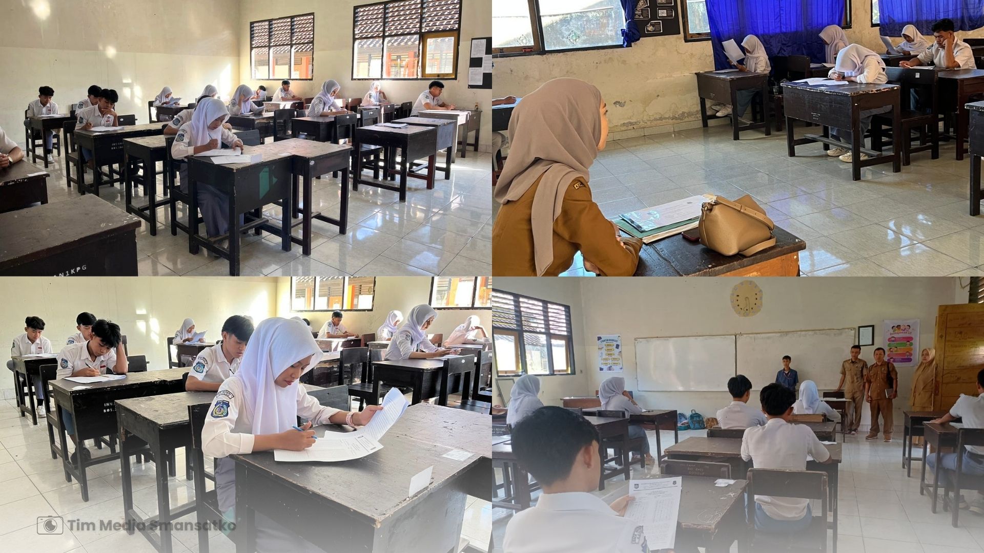 Pelaksanaan USBN Siswa Kelas XII SMAN 1 Kopang