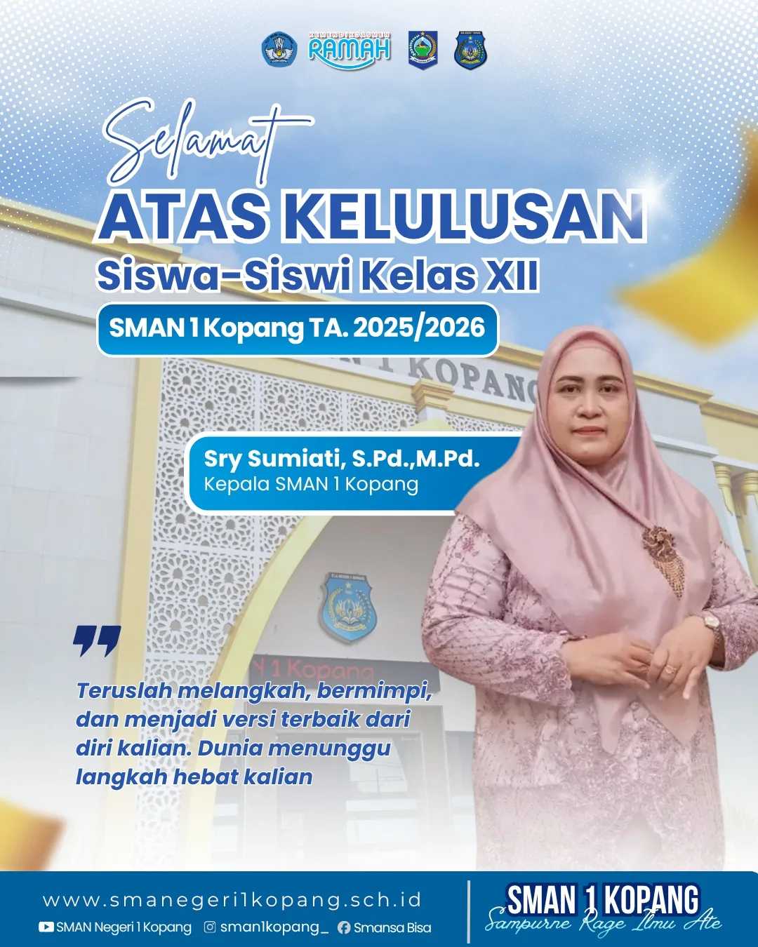 Selamat Atas Kelulusan Siswa-Siswi Kelas XII SMAN 1 Kopang TA. 2025/2026