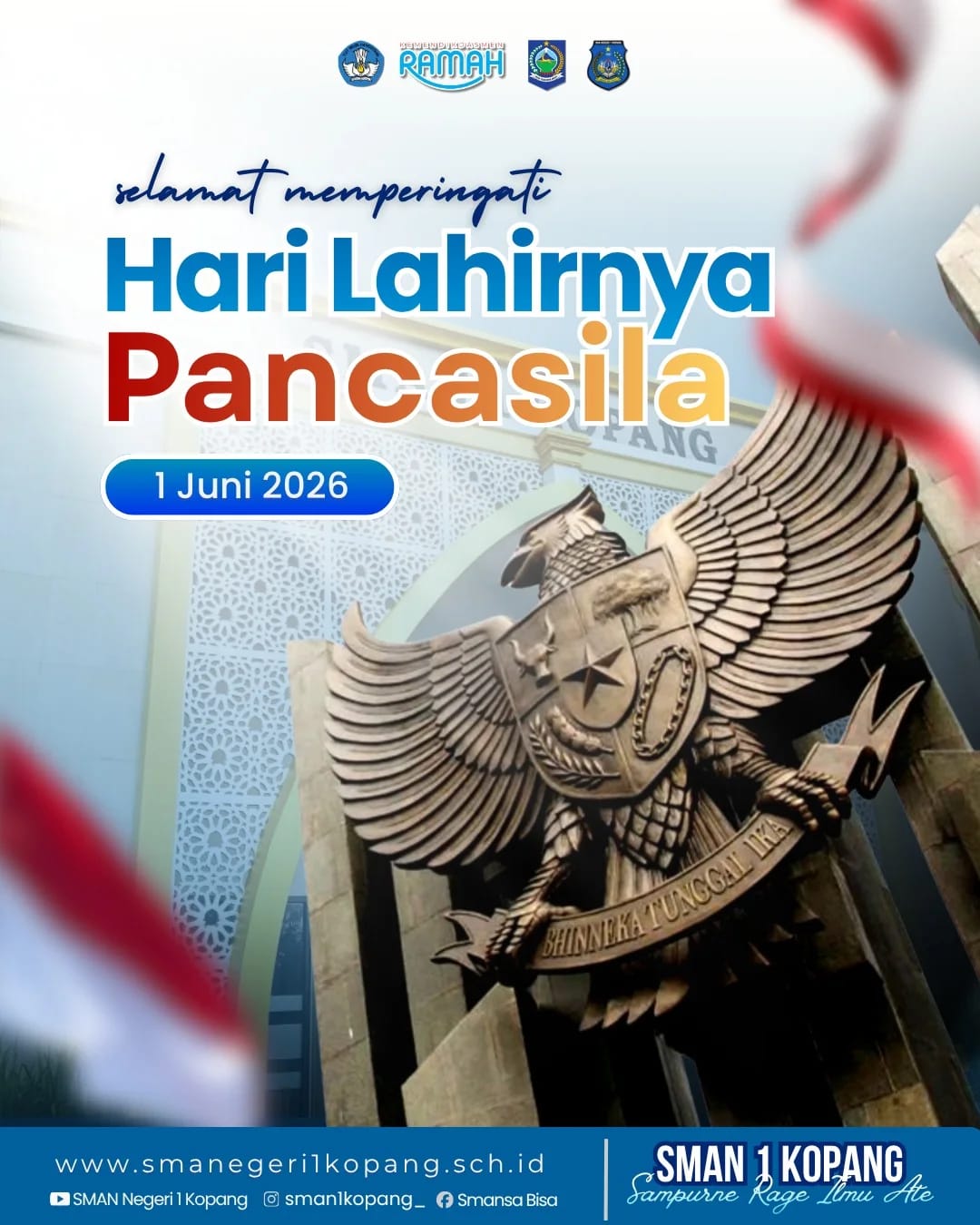 SMAN 1 Kopang Peringati Hari Lahir Pancasila 1 Juni 2026